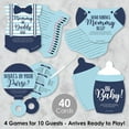 thumbnail image 2 of Big Dot of Happiness Baby Boy - 4 Blue Baby Shower Games - 10 Cards Each - Gamerific Bundle, 2 of 8