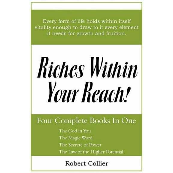 Riches Within Your Reach, (Paperback)