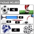 thumbnail image 3 of Balones de fútbol DHYLRICHER oficiales de piel sintética, tamaño 5, 6 unidades, 3 of 5