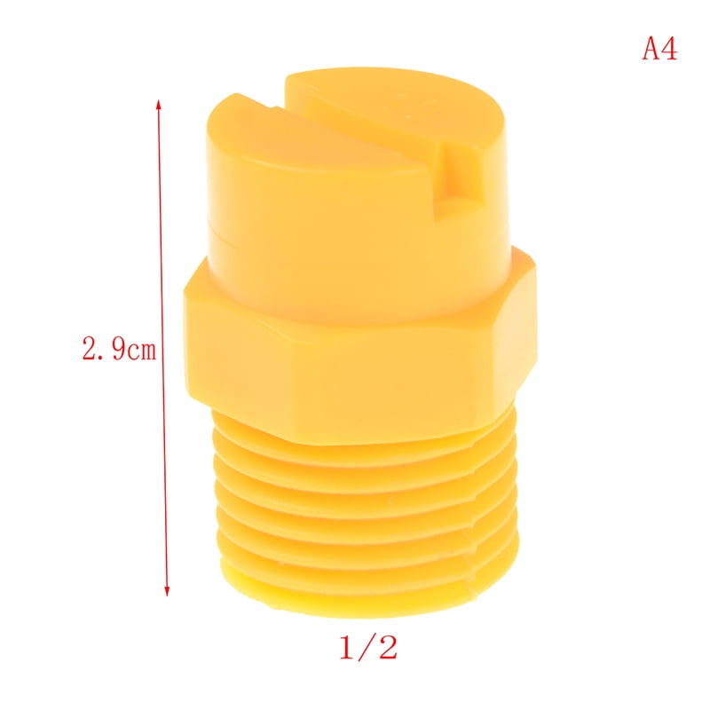 Plastic Vee Jet Flat Fan Spray Nozzle 1/8" 1/4" 3/8" 1/2" Industrial Cleaning.AU 