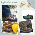 thumbnail image 6 of 40 sets Iron Boot Lace Hooks for Climbing and Outdoor Shoes with Rivets Oval Golden 22x14x3mm Hole: 4mm Button Cover: 8x4mm Rivet: 8x4mm Hole: 2mm Iron, 6 of 6