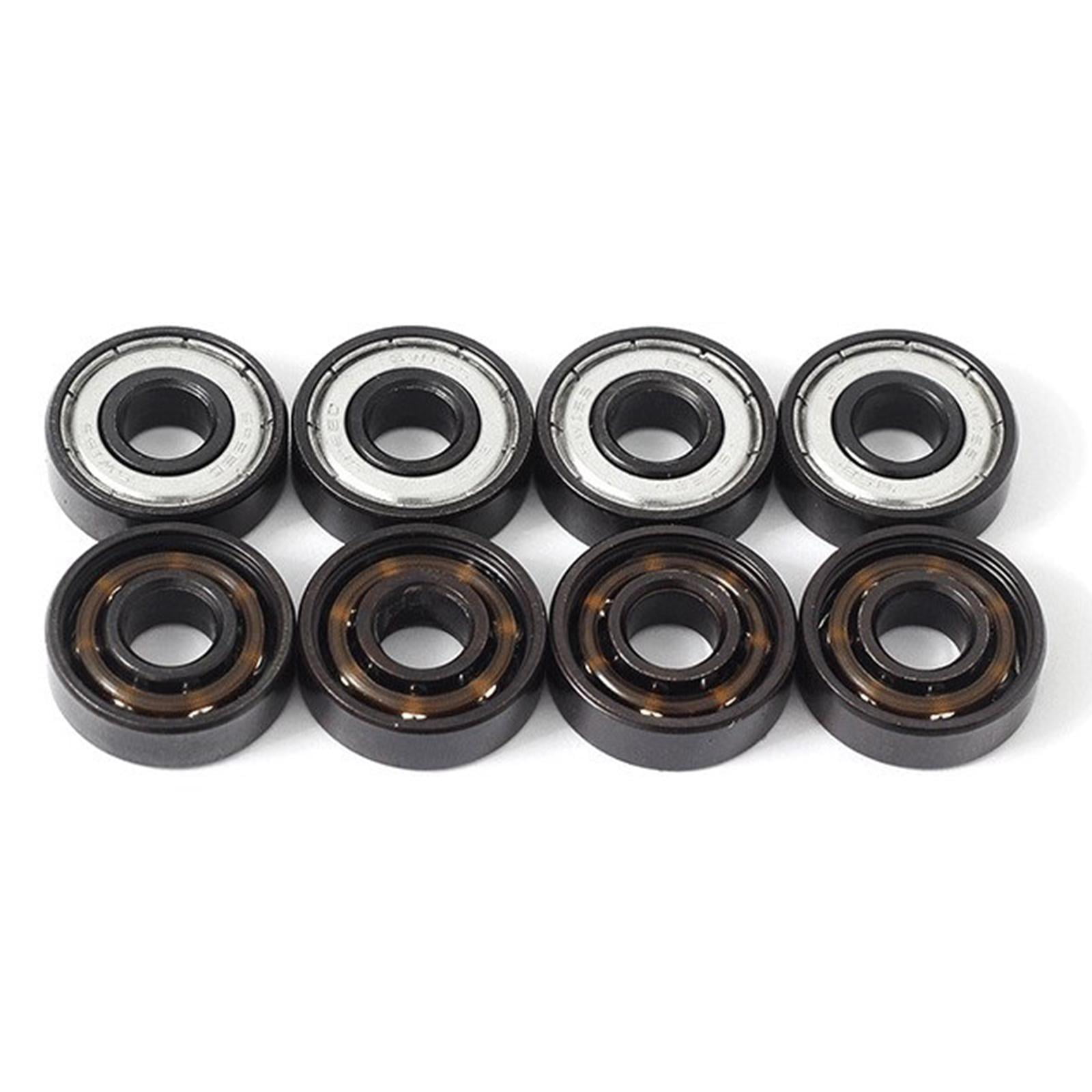 16 Pack 608 Skateboard Bearings 8mm for Skate Rated Scooter Wheels Accessory 