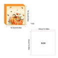 thumbnail image 3 of Autumn Thanksgiving Disposable Tableware Set – Pumpkin & Maple Leaf Printed Paper Plates, Cups & Napkins, Fall Holiday Dinner Party Supplies for Easy Cleanup, 3 of 6