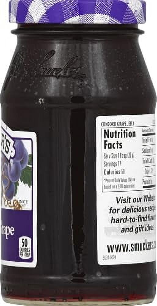 Smucker's, Concord Grape Jelly 12 oz (Pack of 4)