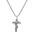 thumbnail image 3 of Collar con colgante luminoso de cruz de serpiente Strade Fareast Limited 4 piezas azul, 3 of 8