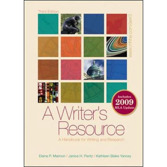 Pre-Owned A Writer's Resource (spiral-bound) 2009 MLA Update, Student Edition (Unknown) 0077300750 9780077300753