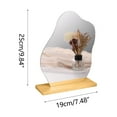 thumbnail image 3 of Pompotops Fashion Irregular Acrylic Mirror Desktop Desktop Makeup Mirror Clearance, 3 of 7