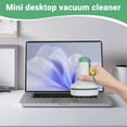 thumbnail image 2 of Desktop Vacuum | Table Vacuum,Cordless Portable Rechargeable Handheld Machine Tool for Computer PC Interior Kitchen Cleaning, 2 of 8