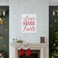thumbnail image 6 of Scripture Walls Love Never Fails 1 Corinthians 13:8 Red Christian Wall Art Print Ready to Hang Unframed, 6 of 18