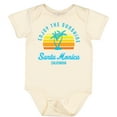 thumbnail image 3 of Inktastic Summer Enjoy the Sunshine Santa Monica California in Blue Boys or Girls Baby Bodysuit, 3 of 5