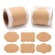 thumbnail image 3 of Etiquetas de papel kraft natural, pegatinas fáciles de usar con material de vinilo resistente, gran espacio de escritura, potentes etiquetas adhesivas para regalos, tarros de cristal, botellas de, 3 of 5
