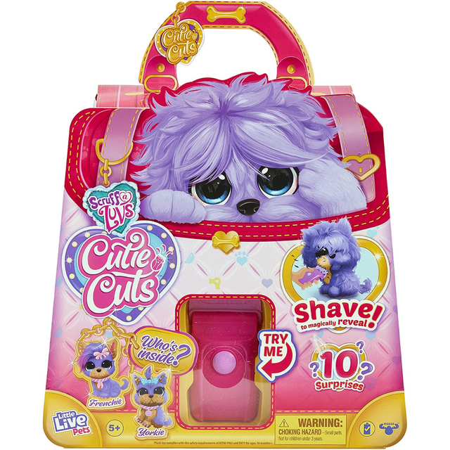 Little Live Pets Scruff-A-Luvs Cutie Cuts Purple Scruff a Luvs IGA1209