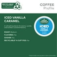 thumbnail image 4 of Green Mountain Coffee Roasters, ICED Vanilla Caramel Flavored Iced K-Cup Coffee Pods, 12 Count, 4 of 12