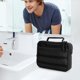 thumbnail image 2 of Neceser SMONT para hombre, de viaje, colgante, afeitado, negro, 2 of 7