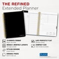 thumbnail image 6 of Black Solid | 2027 6x7.75" 18 Months Weekly Desk Planner | July 2026 - December 2027, 6 of 9