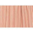 thumbnail image 4 of VHC Brands Sawyer Mill Red Kitchen Curtain Set 2 Lined Tiers Farmhouse Country 36 Inch Cotton Vintage Stripes, 4 of 7