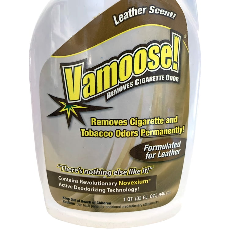tobacco and leather air freshener Vamoose! Smoke Odor Air Freshener & Eliminator, Leather Scent, 32-Ounce Spray Bottle