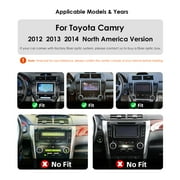 Bluetooth Android 13 Wifi RDS 2+32GB Apple Carplay 10.1 Touch Screen Car Stereo Radio Head Unit GPS Navigation Player For Toyota Camry 2012 2013 2014
