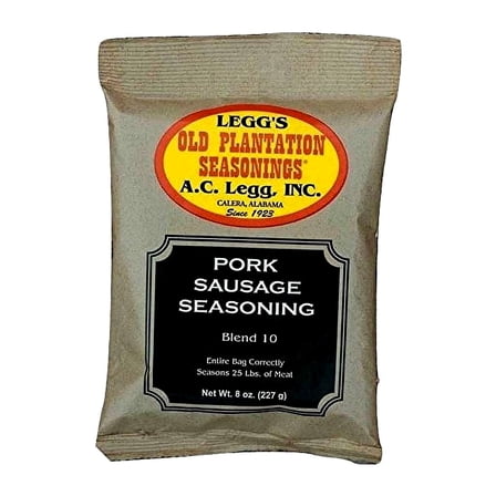 A.C. Legg Blend 10 Pork Sausage Seasoning - 8 Ounce