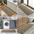 thumbnail image 6 of Brown and Black Leopard Print Kitchen Rug Mat,Kitchen Runner Rugs Non Skid Washable,Decorative Kitchen Floor Mats for Kitchen,Sink,Laundry,17"x47.2", 6 of 7