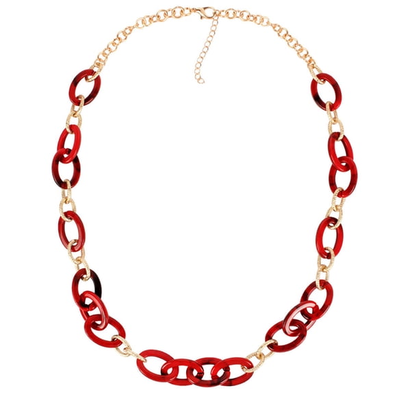Womens Chunky Necklace Creative Decorative Statement Necklace Sweater Necklace
