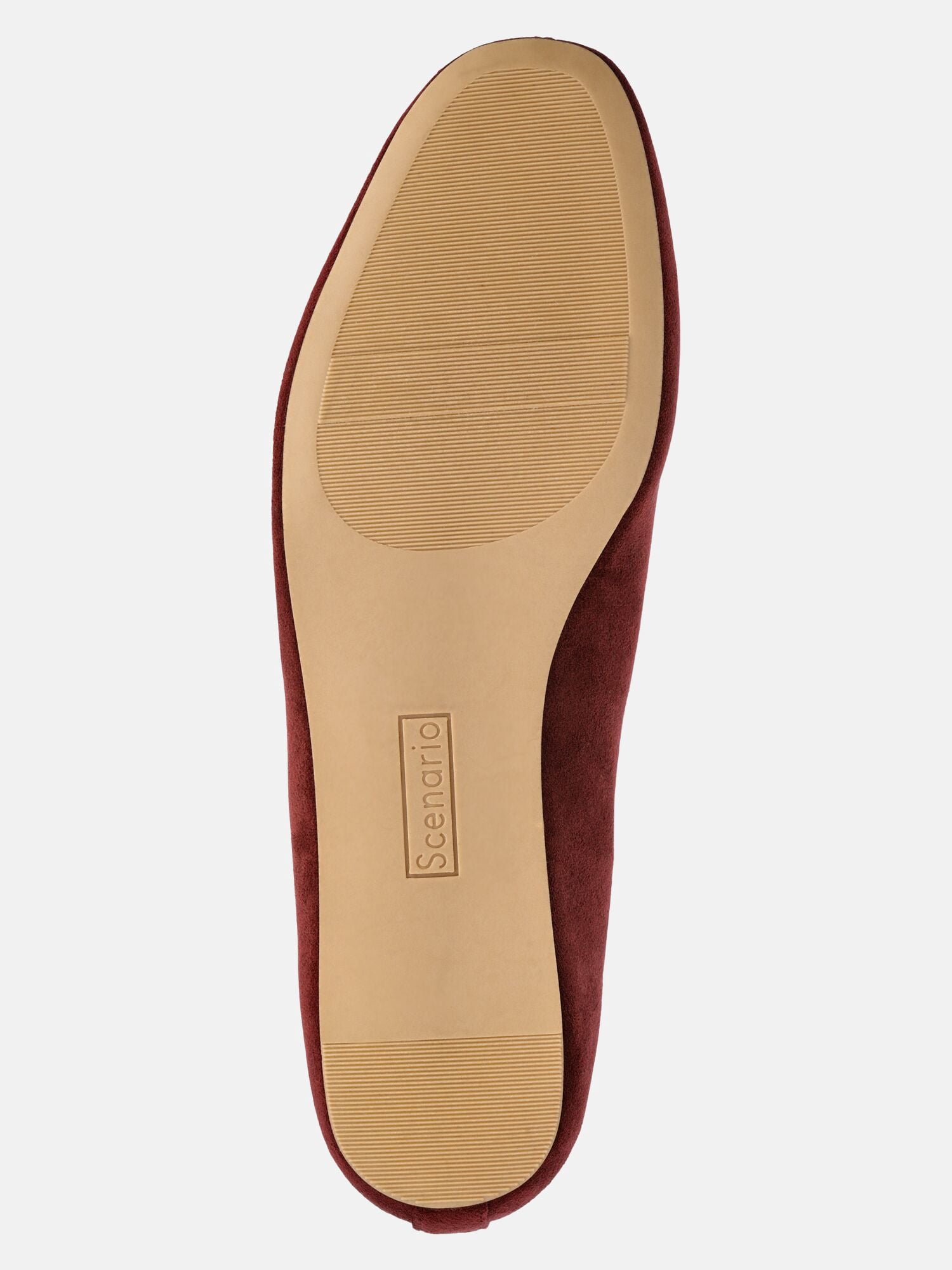 Scenario Women's Faux Suede Ballet Flats