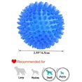 thumbnail image 3 of 3/6 PCS Pet Squeaky Chearing Balls, Dog Soft Stab Balls Cleaning Teeth Toys Balls, para Small Medium Large Pet Dog Cat Toys, azul/naranja/verde Xemadio WMXL-249-1, 3 of 8