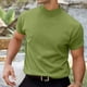 thumbnail image 2 of Camisetas slim fit para hombre, informales, de color liso, poliéster y spandex, versátiles para la primavera, combinables con vaqueros, tallas S-XXXL, 2 of 5