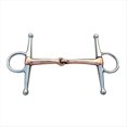 thumbnail image 1 of Anillo en D Flexible de Acero Inoxidable para Montar A Caballo, Juego Suelto, Hebilla de Boca de Caballo, Doble Articulación, Boca de Cobre, 145 mm, 1 of 6