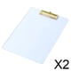 thumbnail image 1 of Carpeta de archivos,Portapapeles de almacenamiento de plástico A4 Tablero de carpetas de archivos,Portapapeles estándar tamaño carta A4 Impermeable,Bloc de notas Papelería Material de, 1 of 5