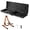 Black, Wood Stand, variant on Yescom Electric Bass Guitar Hard Case Wooden Hard Shell Carrying Case Lockable with Key Square