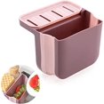 thumbnail image 1 of Kitchen Sink Drain Basket, Retractable Sink Food Catcher Multifunction Sink Strainer Basket, Foldable Corner Sink Strainer for Filter Kitchen Waste and Wash Vegetables Fruits (Pink), 1 of 5
