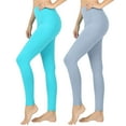thumbnail image 1 of Women Premium Cotton High Waist Full Length Leggings (Single & Multi-Packs Available), 1 of 3
