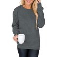 thumbnail image 2 of Sweat-shirt à Imprimé Léopard et à Imprimé Citrouille Sweat-Shirt Décontracté à Manches Longues Sweat-Shirts à Col Rond, 2 of 3