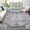 Gray, variant on CAROMIO 5' x 7' Area Rug for Living Room Boho Vintage Rug Non Slip Throw Rugs Floral Bedroom Rug, Blue