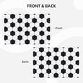 thumbnail image 4 of Rocae Soccer Ball Printed Heat Resistant Place Mats,Classic Hemstitch Cloth Fabric Placemats Imitation Linen Place Mat Table Mats 18x12 inch, 4 of 9