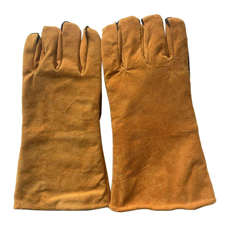 Welding Gloves Heat/Fire Resistant Gloves Durable Leather Gloves