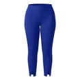 thumbnail image 7 of QQNHM Plus Size Yoga Pants For Women Elastic Waist Leggings Stretch Slim Athletic Work Trousers, 7 of 7
