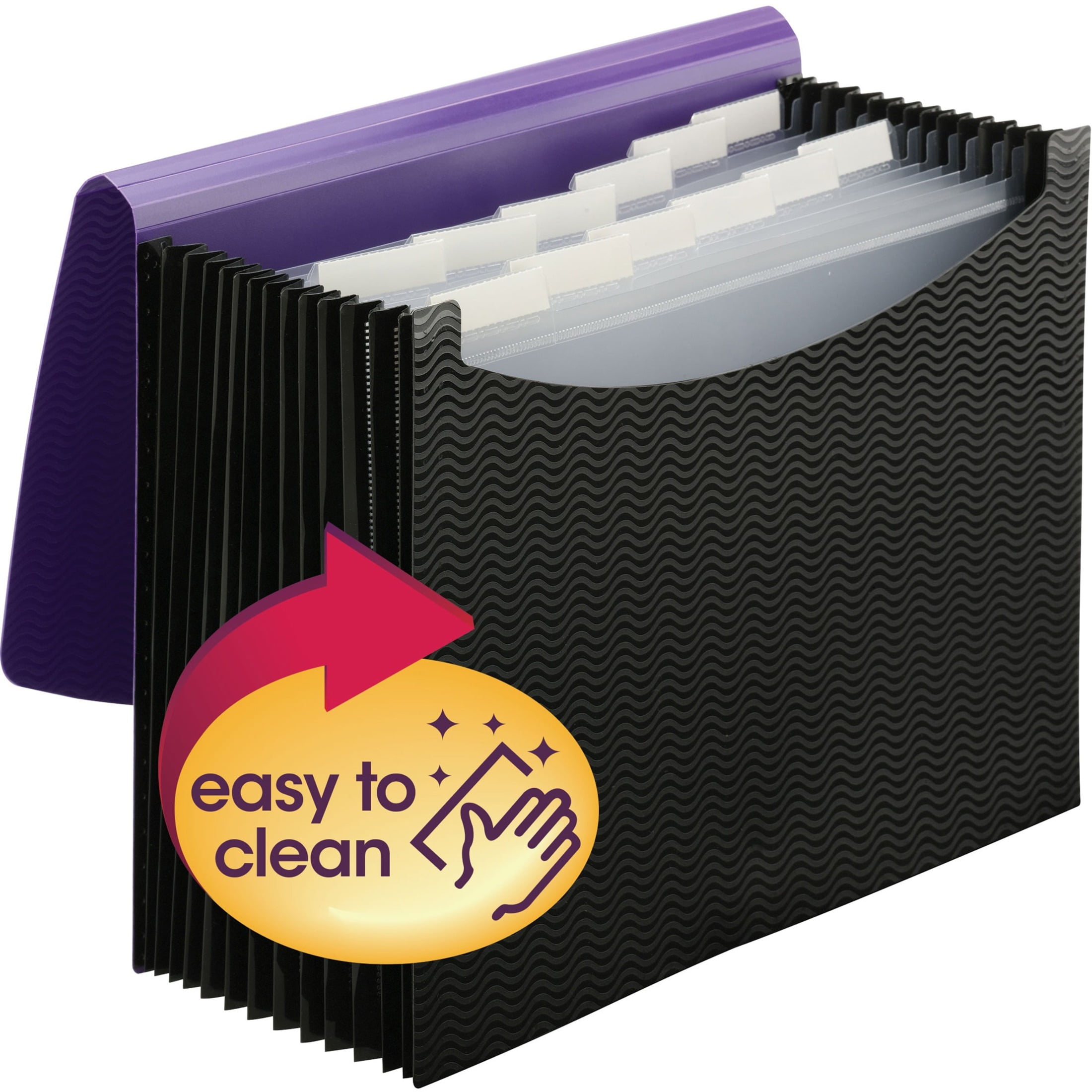 Smead Wave Pattern Poly 12-pocket Expanding File
