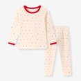 thumbnail image 2 of CAICJ98 Girls Pajamas Soft Cotton Pjs Set Toddler Kids 2 Piece Long Sleeve Sleepwear,Size 6-7 Years, 2 of 8