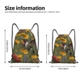 thumbnail image 2 of Sikiie Humming Bird Drawstring Backpack Drawstring Bags, Draw String Back Bag for Sports, Gym, Travel, Swimming, Beach-Small, 2 of 6