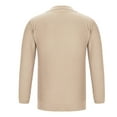 thumbnail image 4 of GuangCheng Mens Lapel Sweaters Textured Knit V Neck Pullover Business Casual Loose Fit Tops, 4 of 6