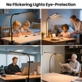 thumbnail image 6 of VOLIVO LED Desk Lamp, Adjustable LED Clamp Lamp with 3 Color Temperatures, 10 Brightness Levels, Double Head Reading Light for Home, Office,Studying, 6 of 7