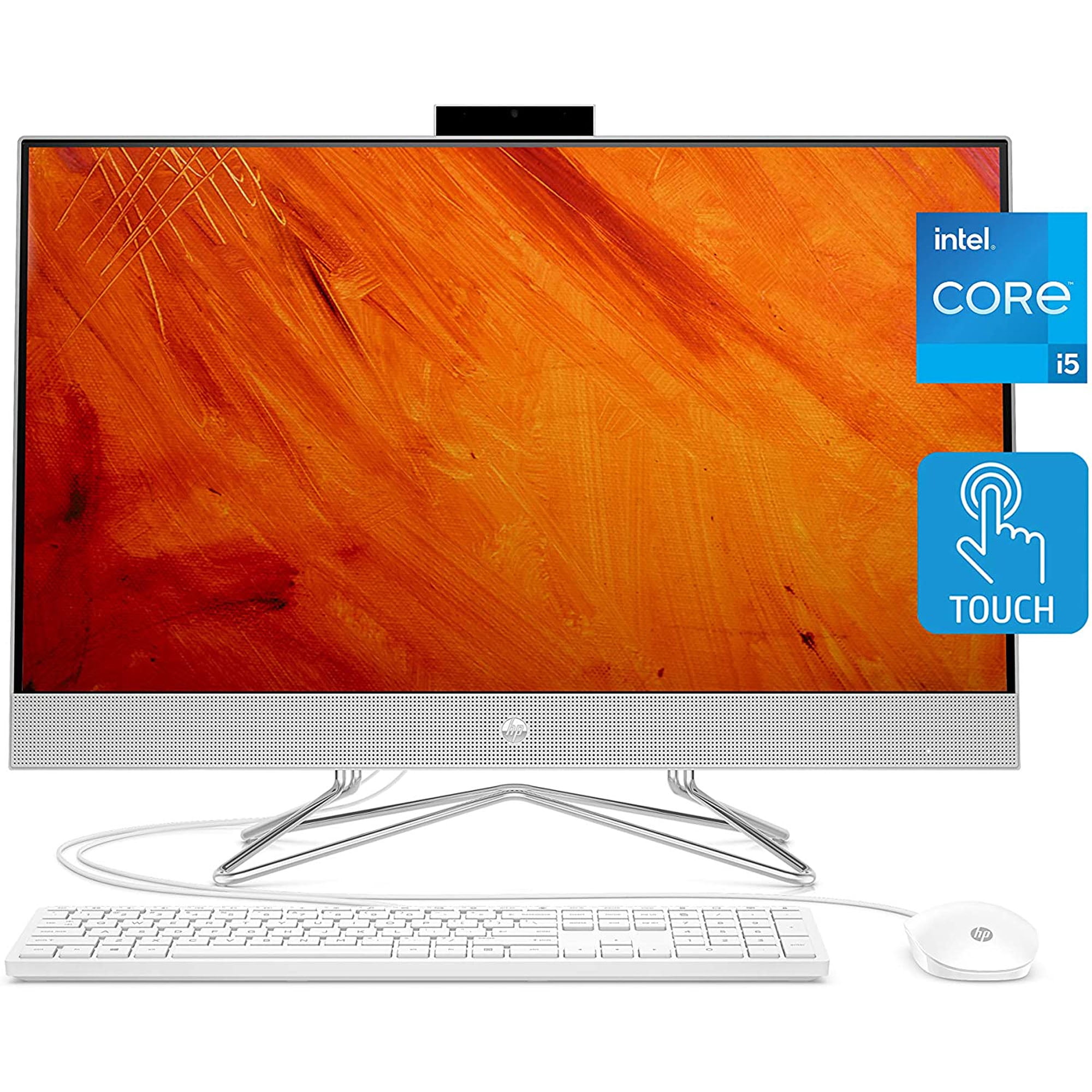 HP AllinOne 27dp1270 27" FHD Touchscreen Bundle PC, Intel Core i5