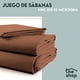 thumbnail image 3 of Juego de Sábanas King Size The Shop, Gris Claro, Microfibra, Material Transpirable, No Alergénico chocolate, 3 of 7