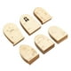 thumbnail image 5 of Adornos de Madera ANGGREK Adornos de madera sin terminar de bricolaje Boj 60 Piezas, 5 of 7