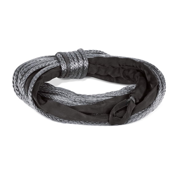 Cuerda de cabrestante sintética Champion de Dyneema gris de 38 pies para 4000-5000 lb. Cabrestantes para vehículos todo terreno/UTV