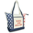 thumbnail image 1 of Hillary Clinton Tote Bag Shopping Tote Vote Democratic Support Your Party!, 1 of 5