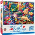 thumbnail image 2 of MasterPieces 500 Piece Jigsaw Puzzle for Adults - Pet's Play Room - 15"x21", 2 of 6