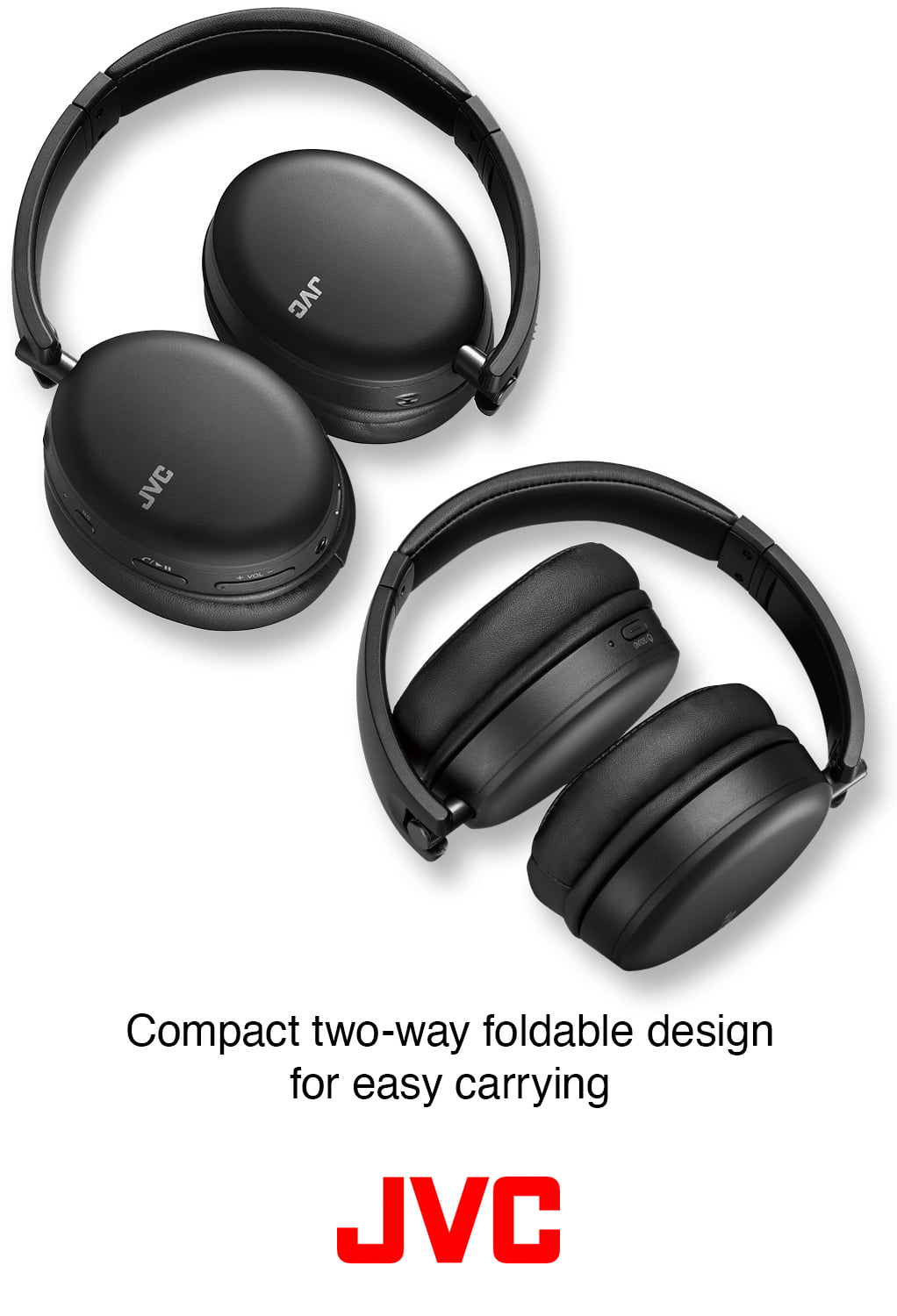JVC Wireless Noise Canceling Over Ear Headphones, Bluetooth